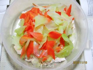 Shredded Chicken with Lettuce and Pepper Oil recipe