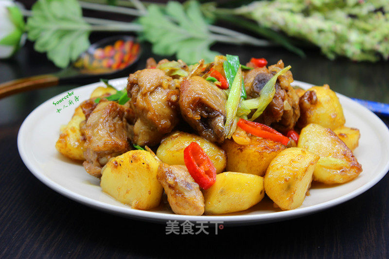 Braised Chicken Drumsticks with Potatoes recipe