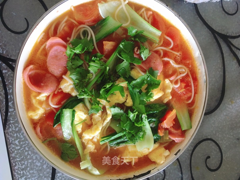 Tomato and Egg Noodles recipe