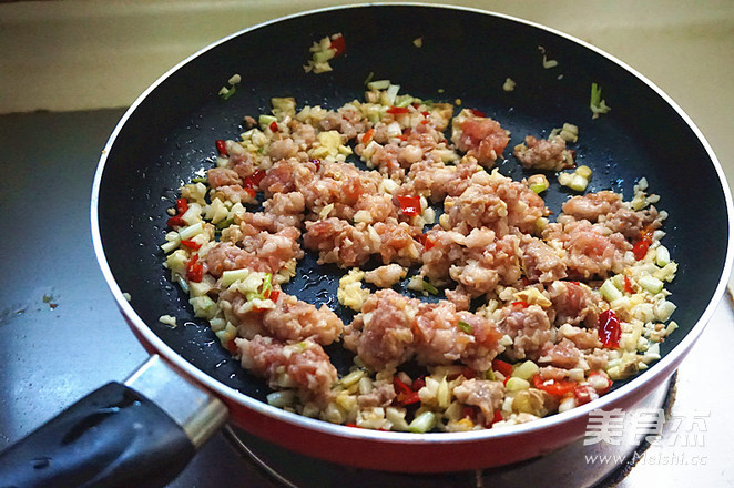 Eggplant with Minced Meat recipe