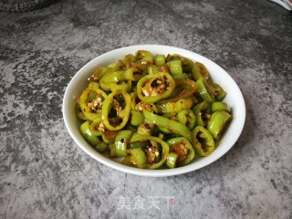 Stir-fried Green Peppers with Tempeh recipe