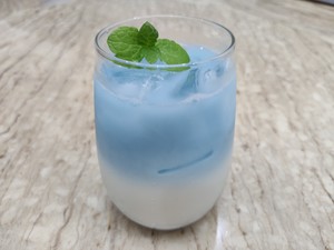 Sky City ~ Butterfly Pea Flower Milk recipe