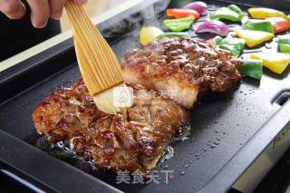 【food in Fastee】honey Herbed Grilled Pork Ribs with Bell Peppers (barbecue) recipe