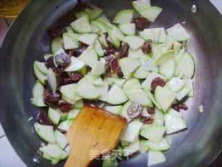 Zucchini Fried Sausage recipe