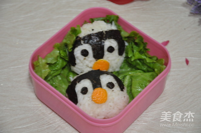 Cute Penguin Bento recipe