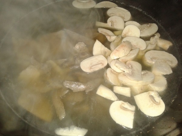 Mushroom Stewed Liver Heart Soup recipe