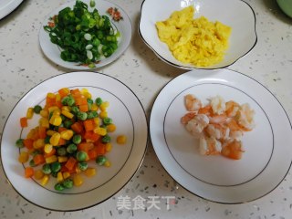 Fried Rice with Shrimp and Egg recipe