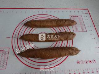 #aca烤明星大赛#——mochi-filled Cocoa Soft European Buns recipe