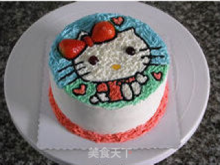 [kitty Cat Birthday Cake] --- Cute and Adorable recipe