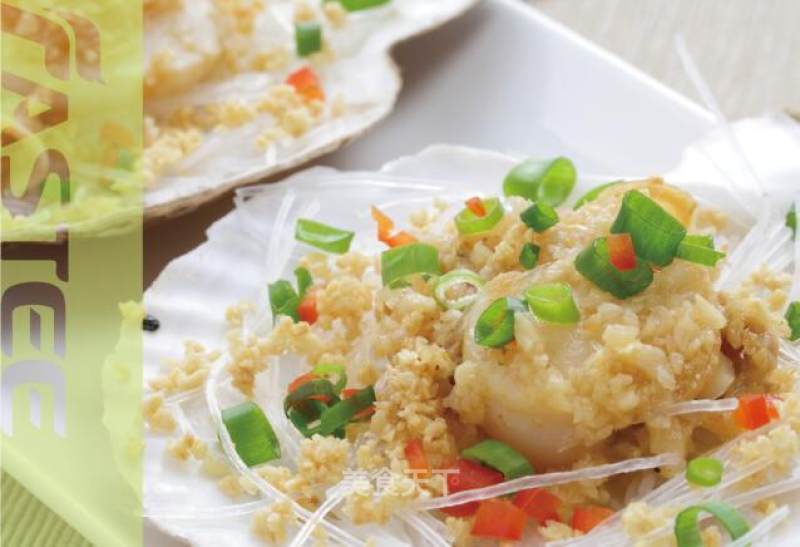 [food in Fastee] Golden Garlic Scallops with Vermicelli (barbecue)