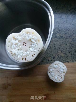 Brown Sugar Glutinous Rice Lotus Root recipe