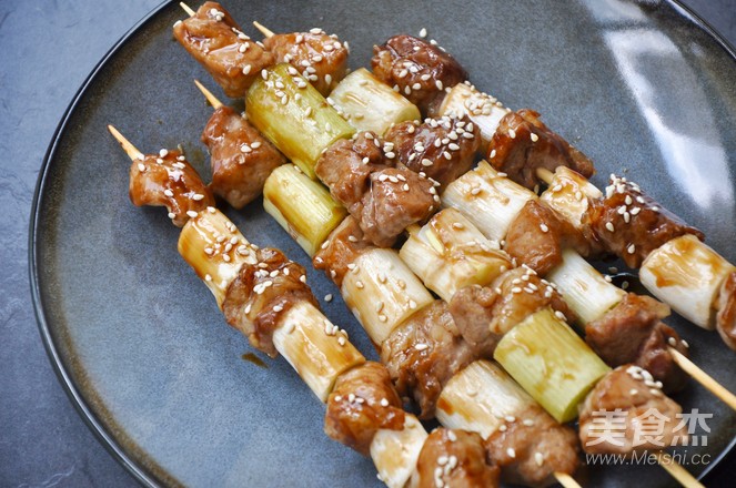 Japanese Scallion Skewers recipe