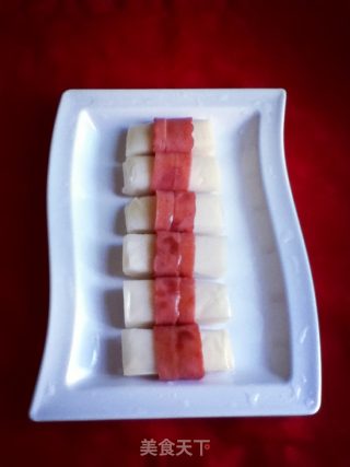 Bacon Rice Cake Roll recipe