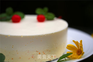 Yogurt Cheese Mousse Cake recipe