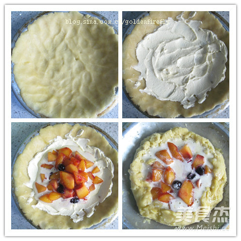 Peach Blueberry Tower recipe