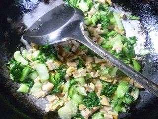 Lamb Tail Bamboo Shoots Stir-fried Hand-made Vegetables recipe