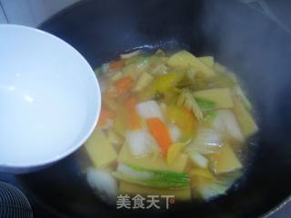 Teochew Sauerkraut with Rice Tofu recipe