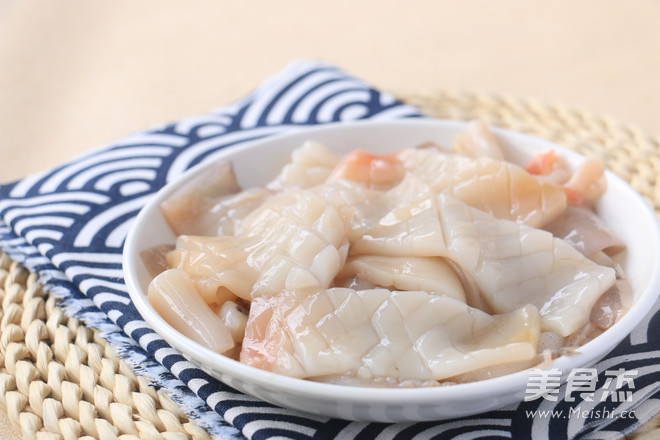Boiled Squid Flower recipe