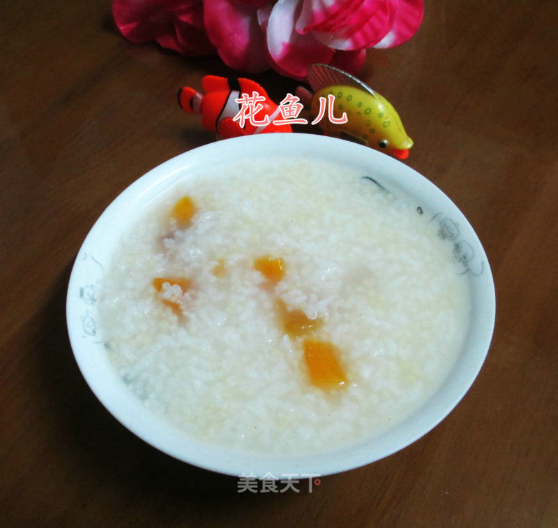 Yellow Peach and Two Rice Porridge