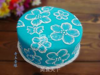 Frosted Fondant Cake recipe