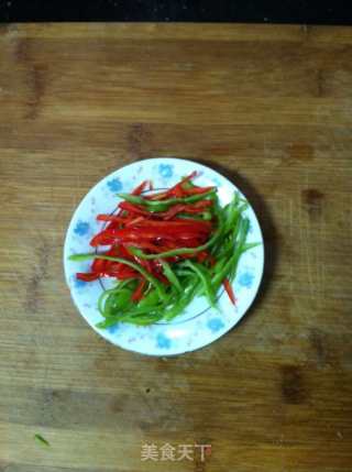 Bell Peppers Mixed with Vermicelli recipe