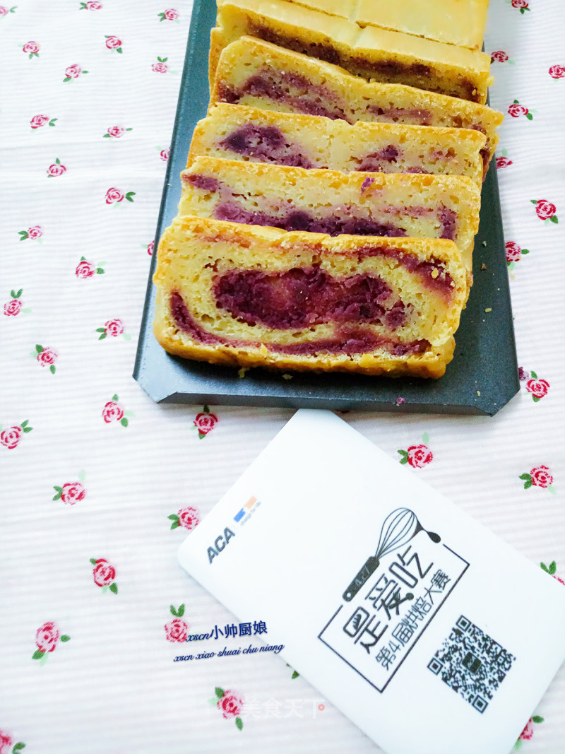 #the 4th Baking Contest and is Love to Eat Festival#coarse Grain Toast~purple Potato Corn Toast Brick recipe