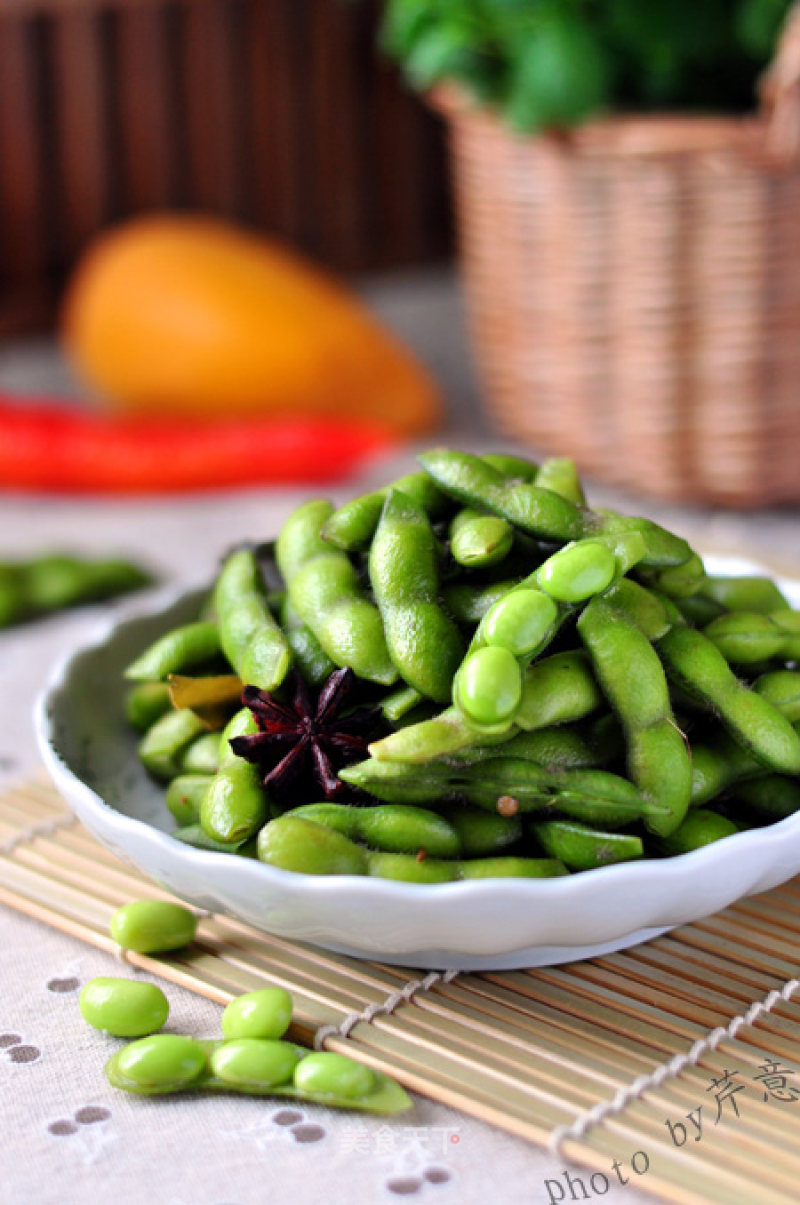 Green Five Spice Edamame recipe