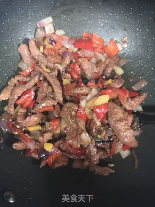 Beef with Onion and Black Pepper recipe