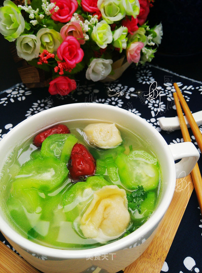 Seafood Loofah Soup recipe