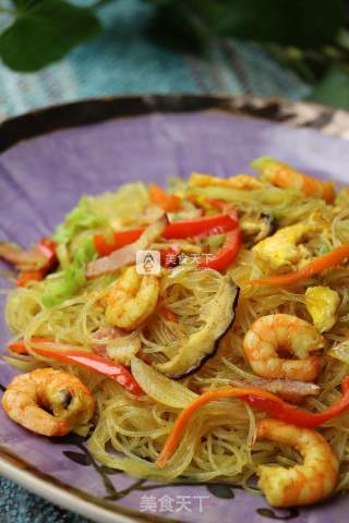 Sin Chew Fried Rice Noodles recipe