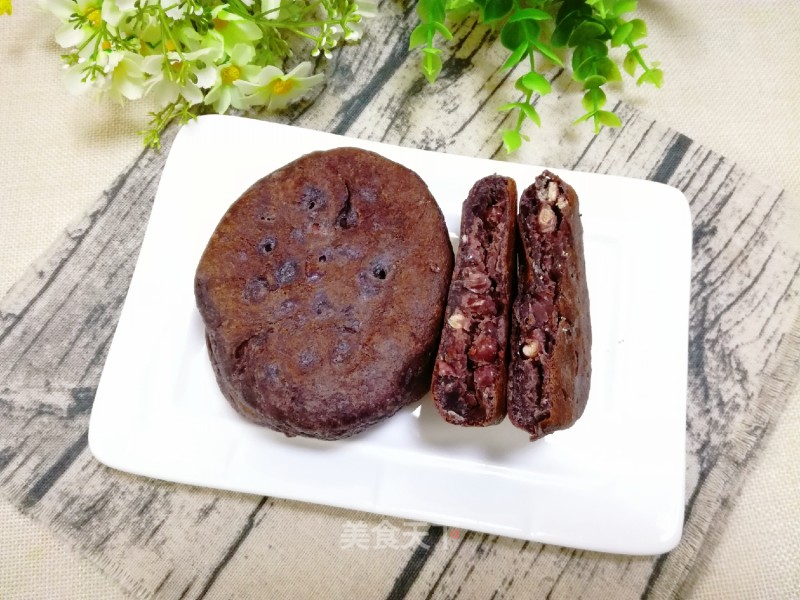 Yeast Black Rice Red Bean Cake recipe