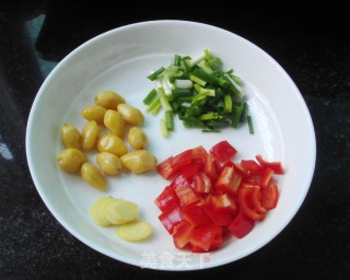 Three-color Fried Diced Fish recipe