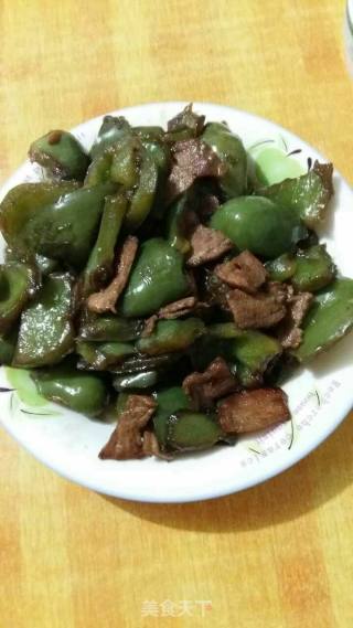 Healthy Family Green Pepper Stir-fried Pork recipe