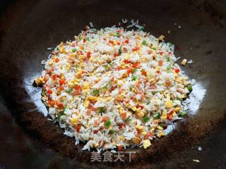 Double Pepper Ham and Egg Fried Rice recipe