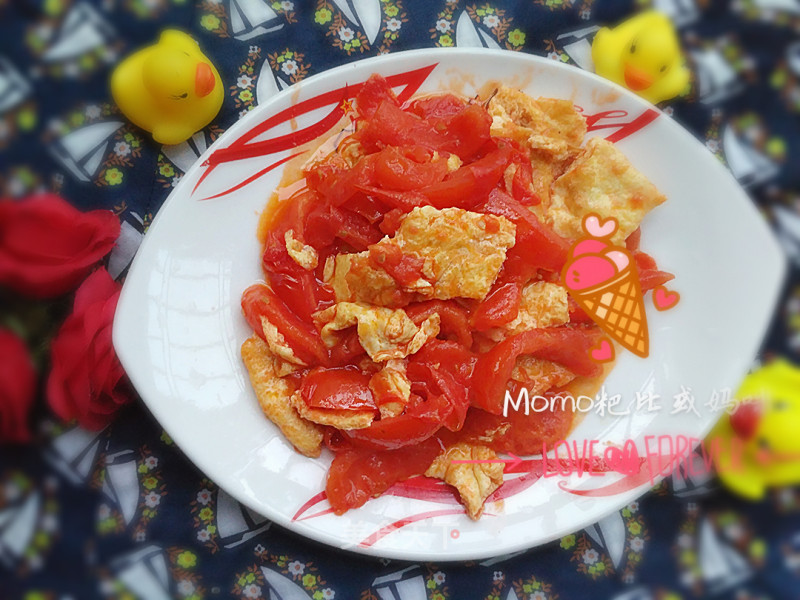 Make Simple and Delicious Tomatoes and Eggs recipe