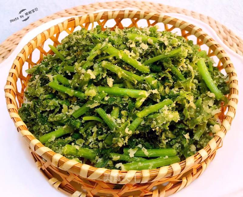 #快手懒人饭#fen Steamed Chrysanthemum recipe