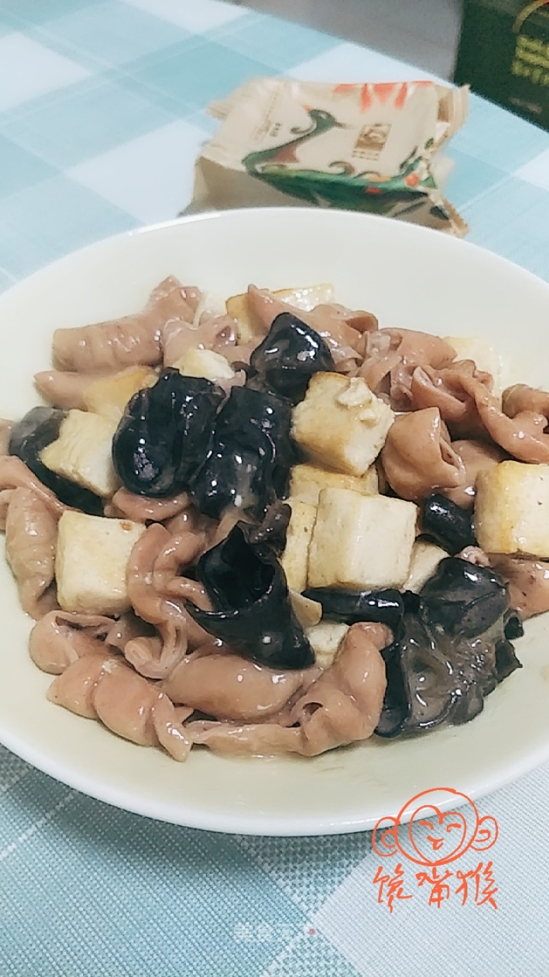 Sautéed Tofu with Fatty Intestines recipe