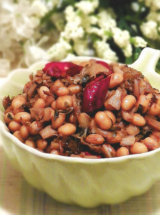 Stir-fried Soybeans with Plum Vegetables
