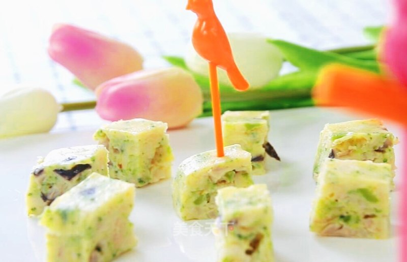 Longli Fish and Vegetable Pie, Baby Food Supplement, Broccoli, Shiitake Mushrooms, Fresh Lily recipe