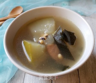 Black-eyed Kelp and Winter Melon Soup recipe