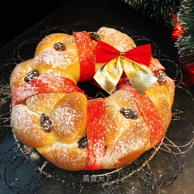 Christmas Wreath Bread recipe