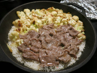 Cast Iron Pot Beef Baked Rice recipe