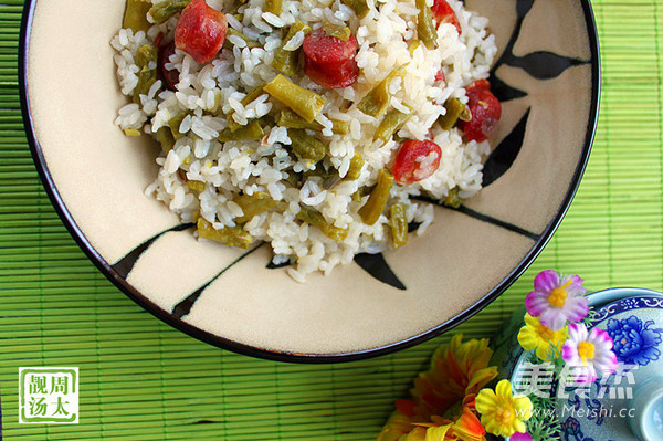 Cowpea Sausage Rice recipe