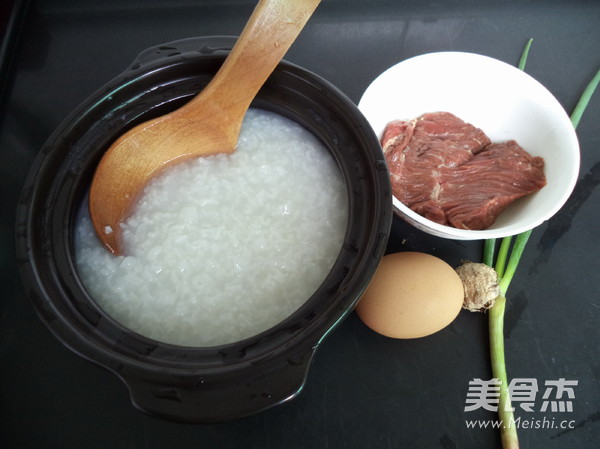 Nest Egg Beef Porridge recipe