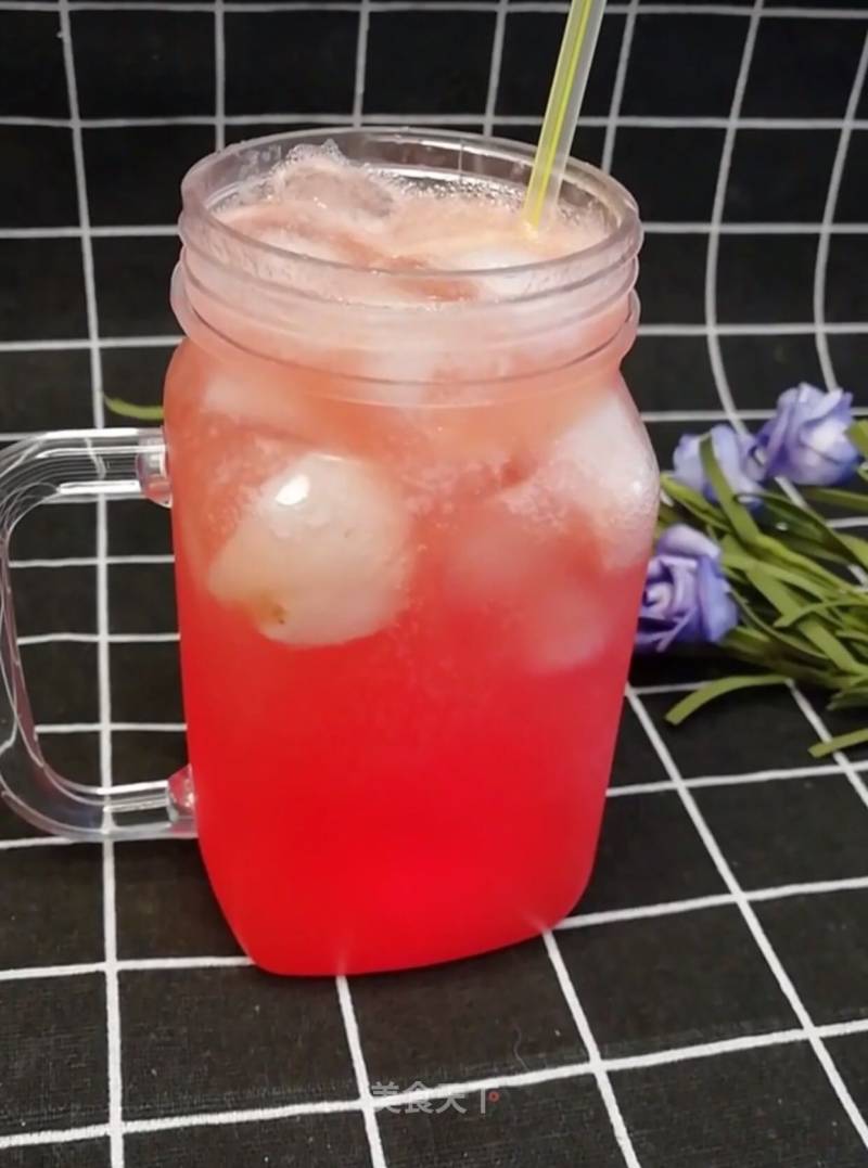 Lychee Watermelon Soda recipe