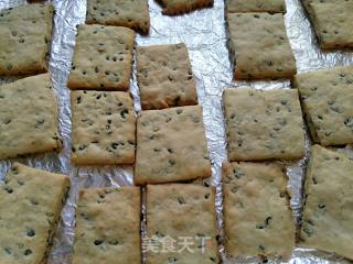 Black Sesame Milk Biscuits recipe
