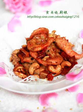 Arctic Shrimp with Crispy Nuts recipe