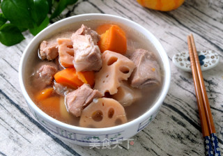 #trust之美#lotus Root and Carrots Stewed Pork Ribs recipe