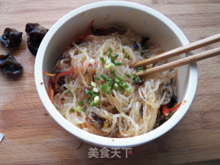 Recommended Food for Weight Loss with Cold Konjac Vermicelli recipe