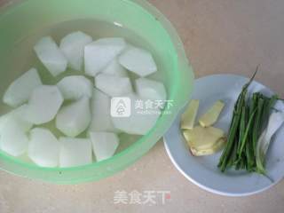 Beef Tendon Stewed with Radish recipe